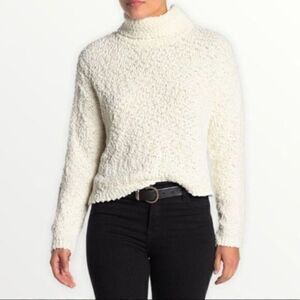 Bobeau Nordstrom Turtleneck Sweater Moss Green Medium